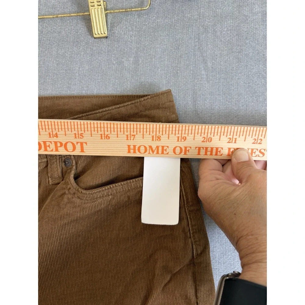 Lands' End Women's Traditional Fit 5 Pocket NWT Corduroy Pants Gold  Size 16